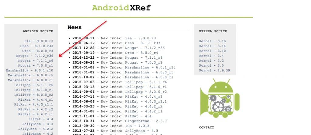 AndroidXRef首页